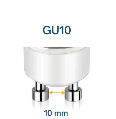 كرتون 50 حبه لمبة ليد GU10 جيوتن 7 سم ( سن عريض ) 7W