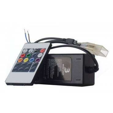 كرتون 2 حبه شريط ليد 50 متر خطين متعدد الالوان ( 7لون ) + ريموت التشغيل