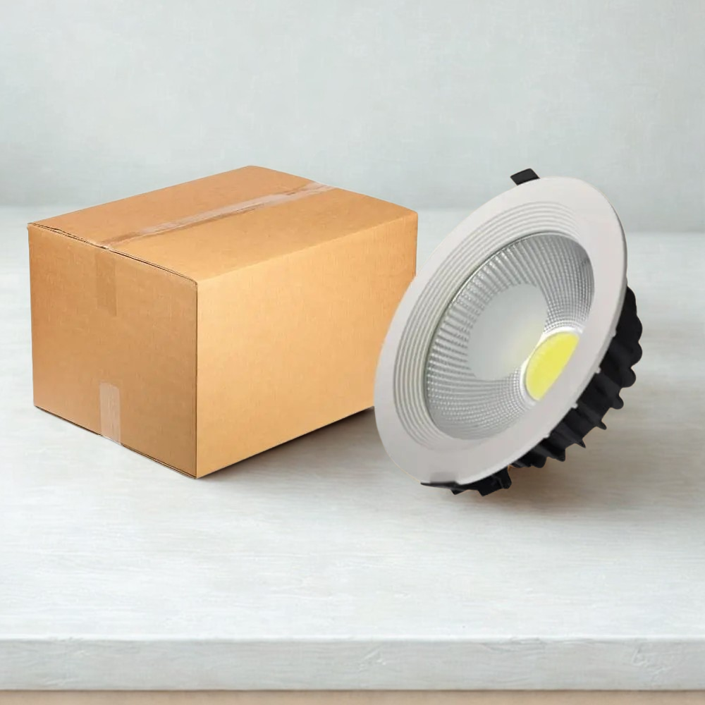 كرتون 50حبه 10 سم 10 واط  سبوت لايت